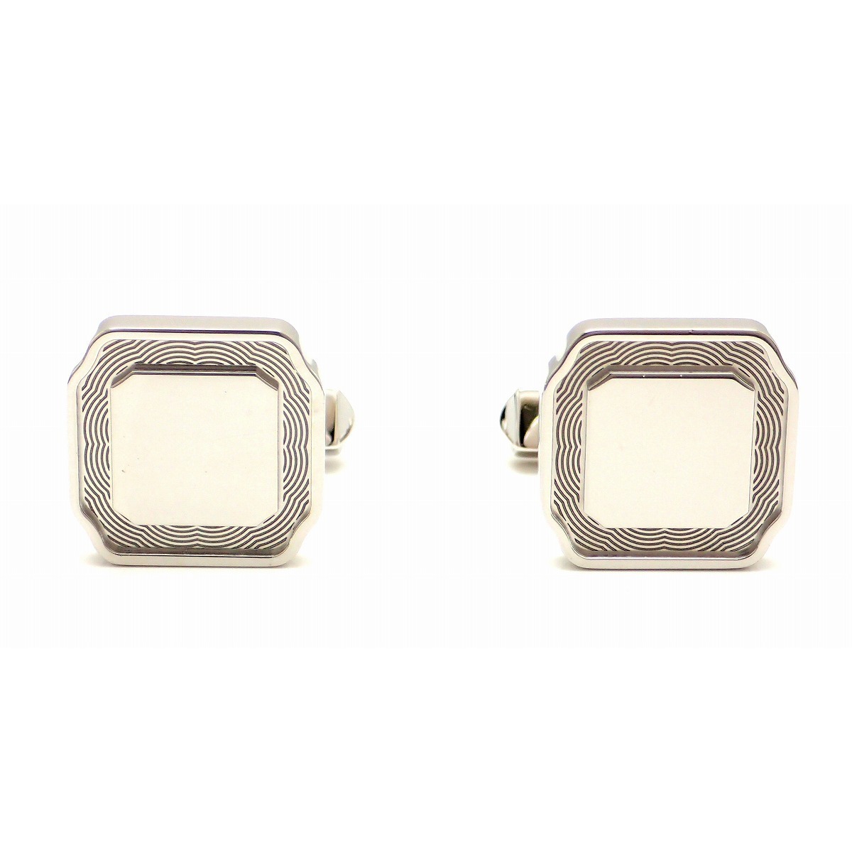 Cartier Santos De Cartier Cufflinks Silver